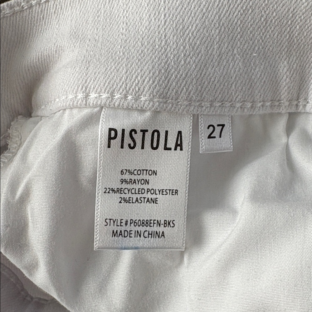 PISTOLA - CHARLIE WHITE HIGH RISE CLASSIC STRAIGHT JEANS - Picture 3 of 9